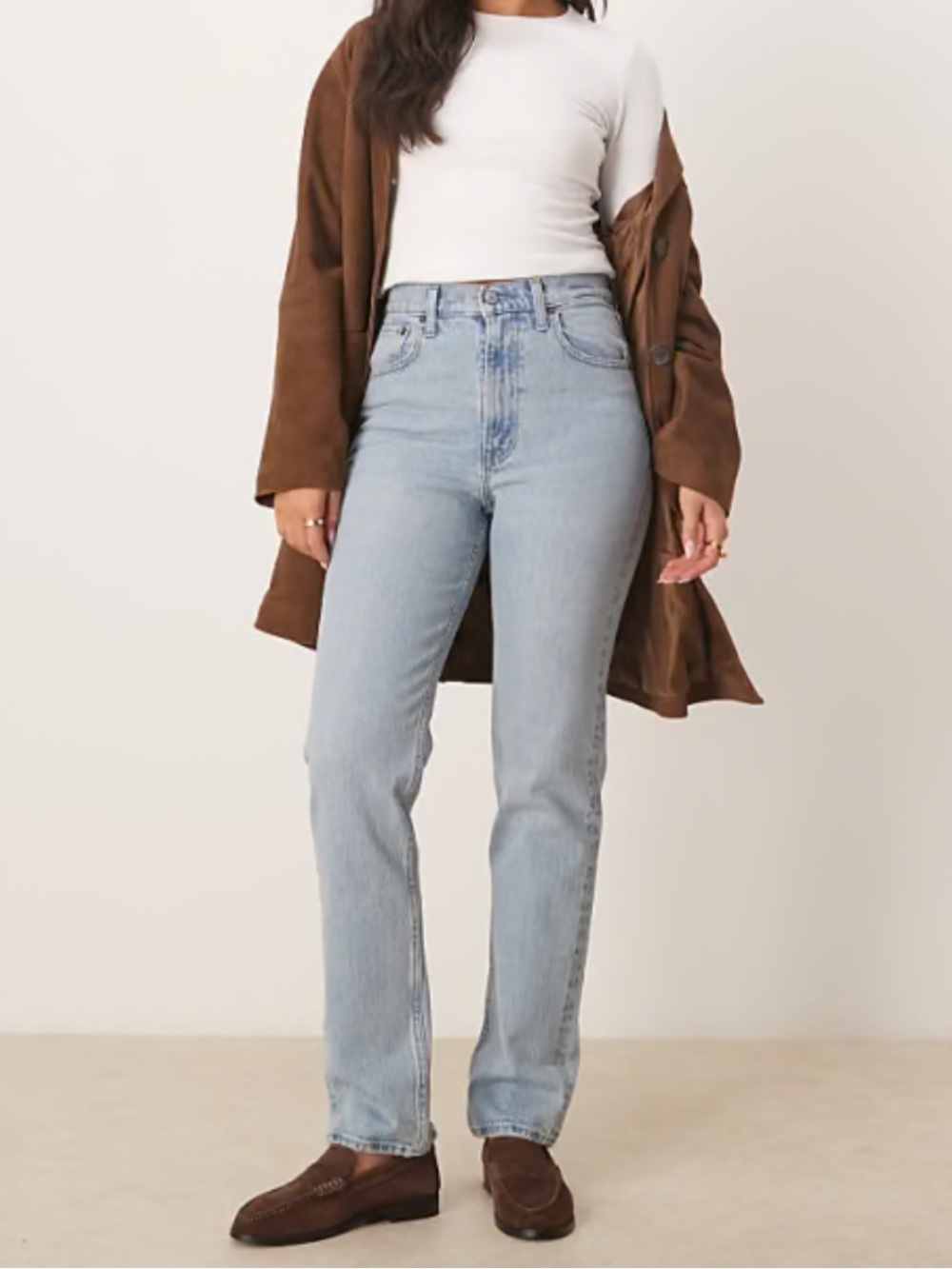 Curve Love Ultra High Rise 90s Straight Leg Jeans